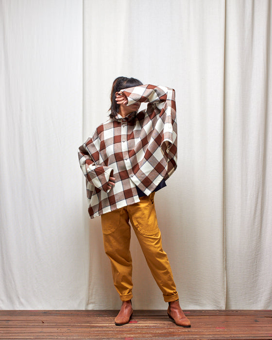 THE ADLER jacket - Chocolate Wool Plaid MADE-TO-ORDER