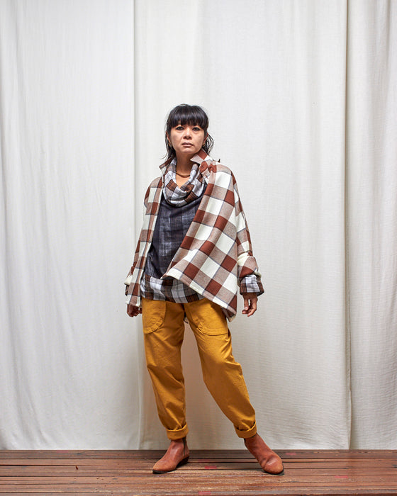 THE ADLER jacket - Chocolate Wool Plaid MADE-TO-ORDER