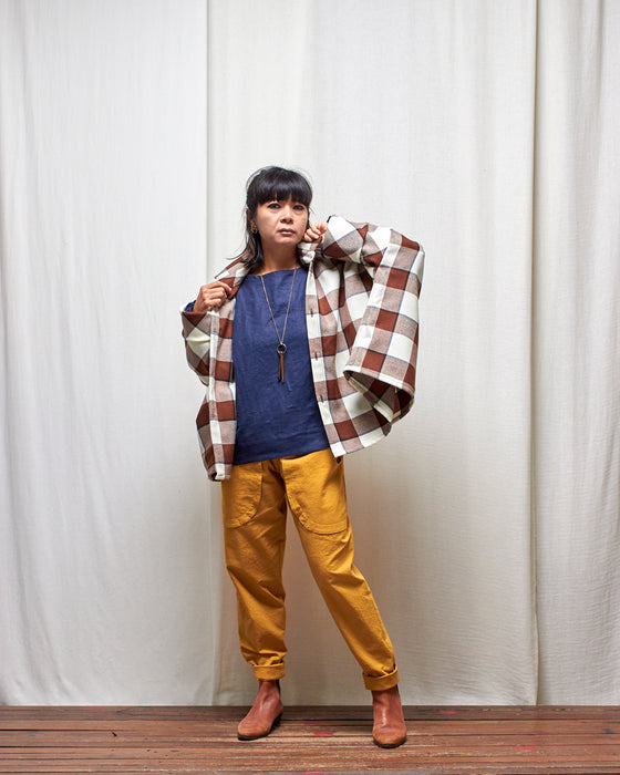 THE ADLER jacket - Chocolate Wool Plaid MADE-TO-ORDER