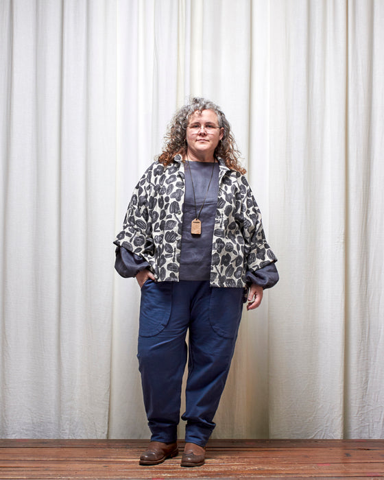 THE BOTANIST top - Deep Russian Blue