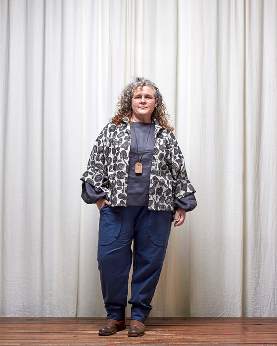 THE BOTANIST top - Deep Russian Blue