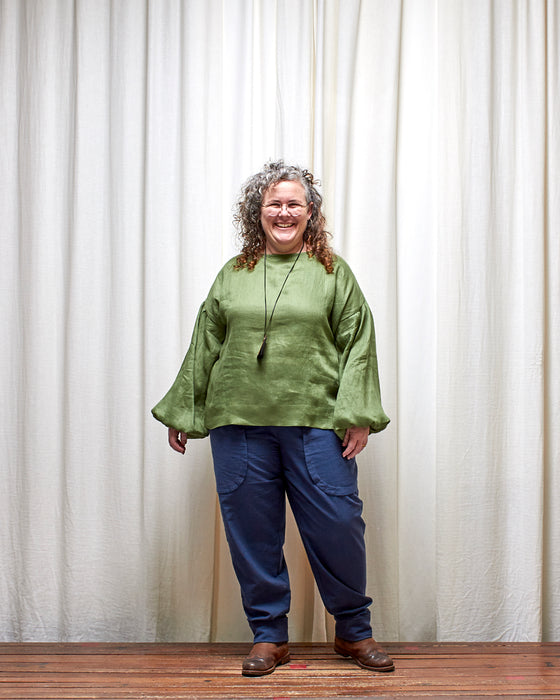 THE BOTANIST top - Herb Garden Green