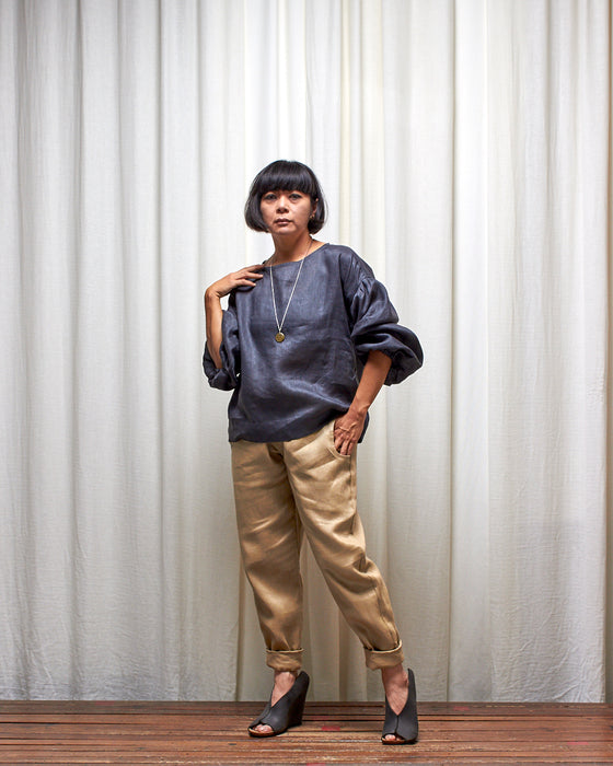 THE BOTANIST top - Deep Russian Blue