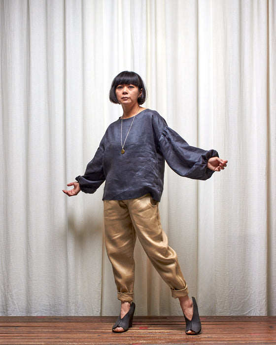 THE BOTANIST top - Deep Russian Blue