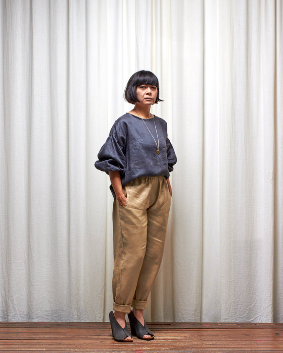 THE BOTANIST top - Deep Russian Blue