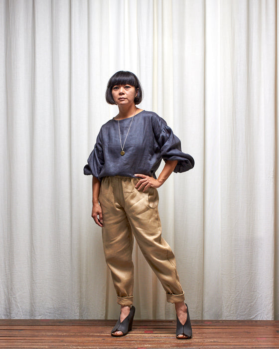 THE BOTANIST top - Deep Russian Blue