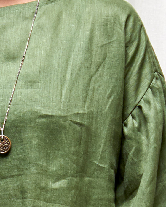 THE BOTANIST top - Herb Garden Green