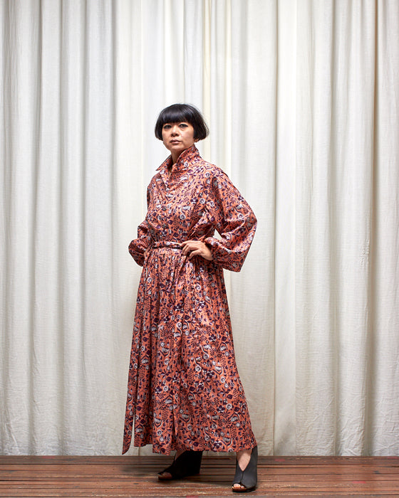THE COLLECTOR dress - Pomelo Plum Flora MADE-TO-ORDER