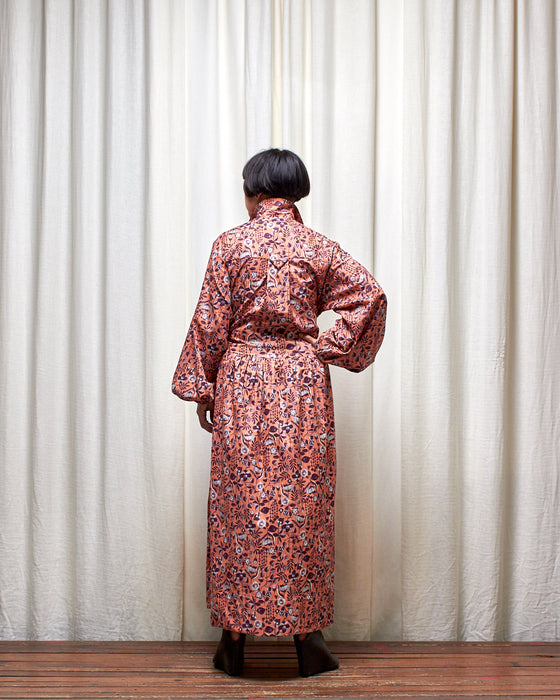 THE COLLECTOR dress - Pomelo Plum Flora MADE-TO-ORDER
