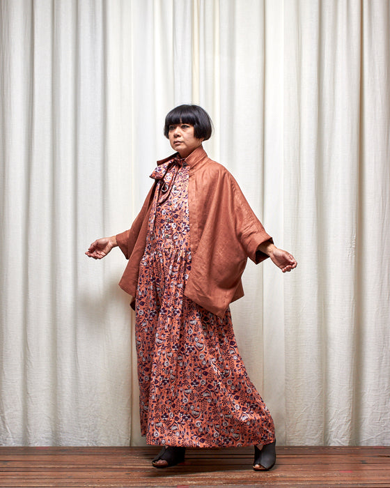 THE COLLECTOR dress - Pomelo Plum Flora MADE-TO-ORDER