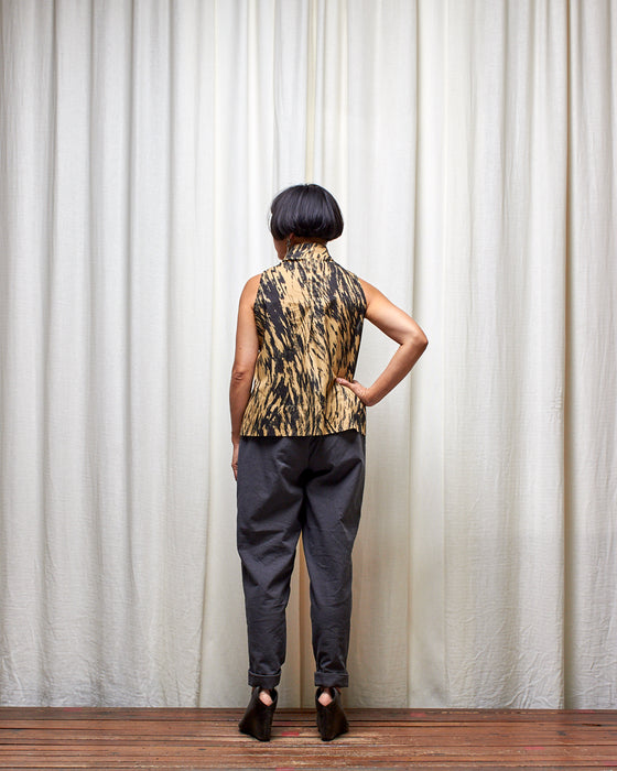 THE NARRATOR top - Antique Gold Bark