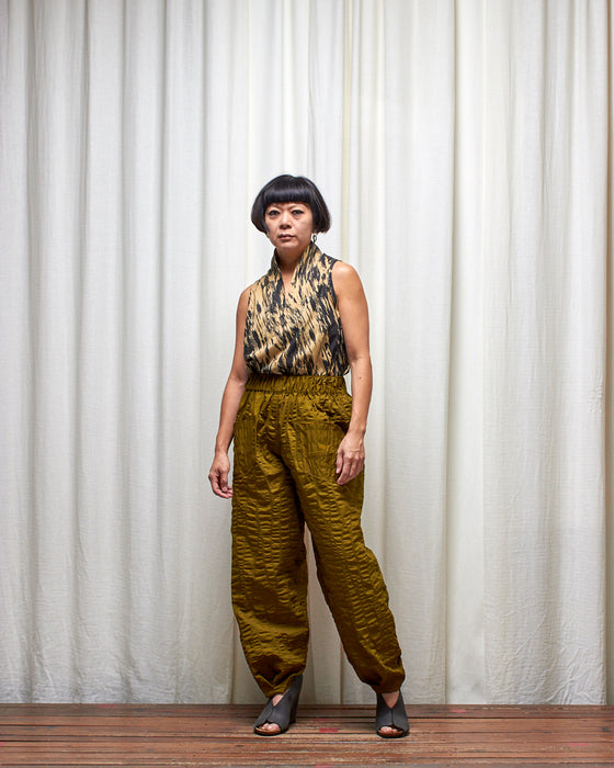 THE NARRATOR top - Antique Gold Bark