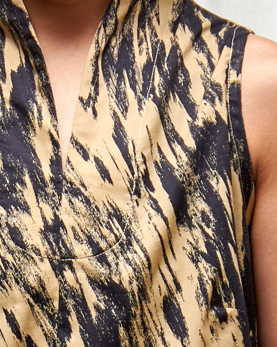 THE NARRATOR top - Antique Gold Bark