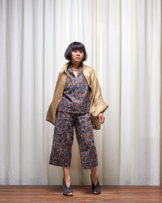 THE NARRATOR top - Mocha Seed Flowers