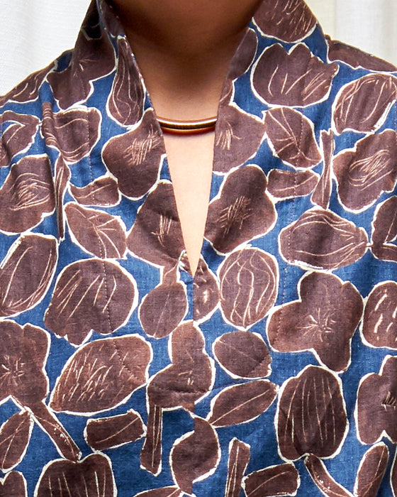 THE NARRATOR top - Mocha Seed Flowers