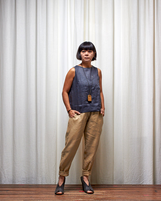 THE WRITER top - Deep Russian Blue