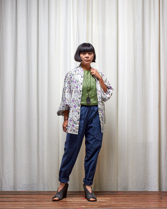 THE WRITER top - Herb Garden Green