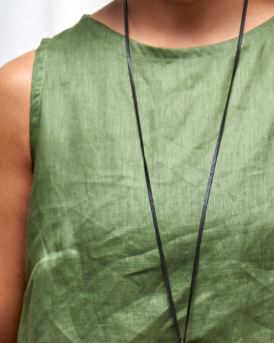 THE WRITER top - Herb Garden Green