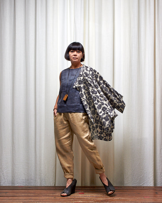 THE WRITER top - Deep Russian Blue