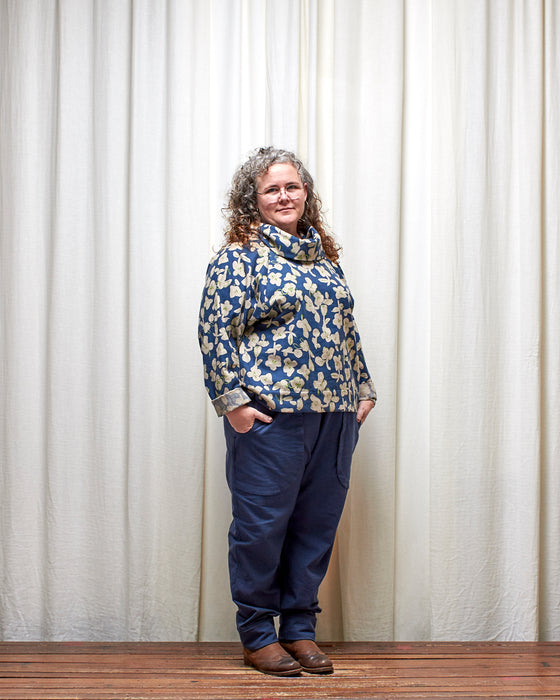 TRIPLE JUMP jumper - Blue Evergreen Blooms