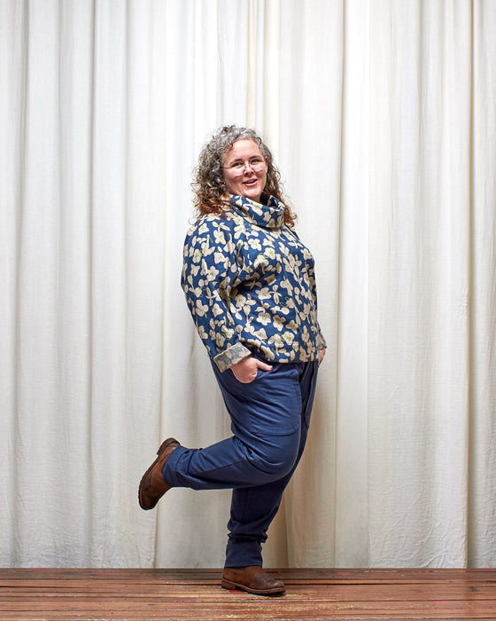 LAZY SUSAN pants - Crushed Dusty Navy