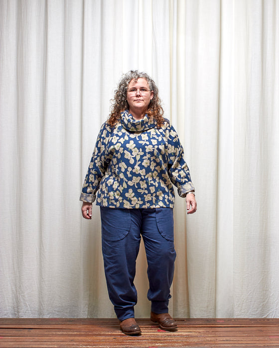 TRIPLE JUMP jumper - Blue Evergreen Blooms