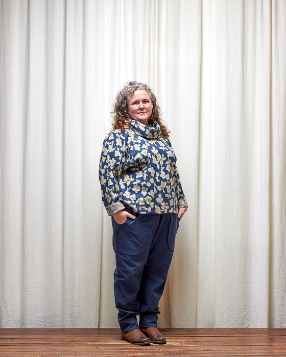 TRIPLE JUMP jumper - Blue Evergreen Blooms