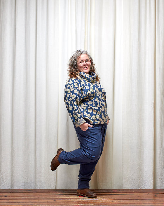 TRIPLE JUMP jumper - Blue Evergreen Blooms