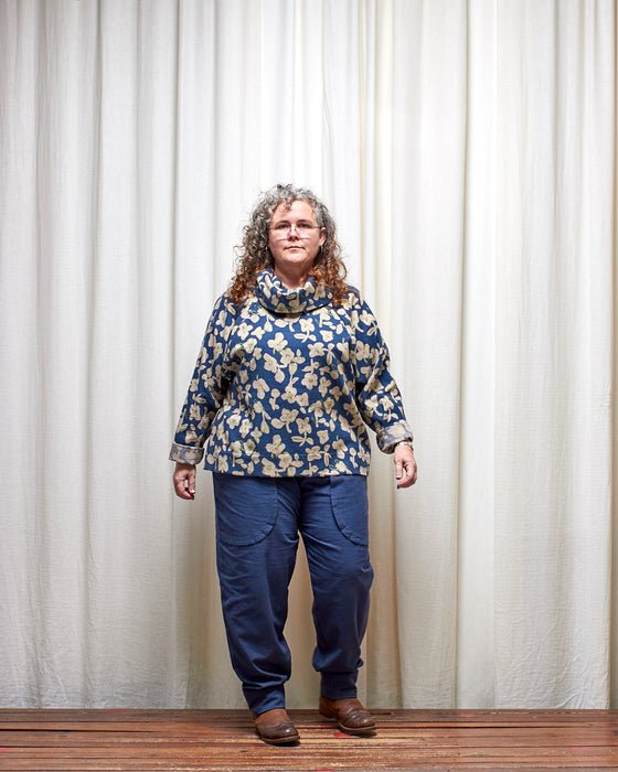 TRIPLE JUMP jumper - Blue Evergreen Blooms