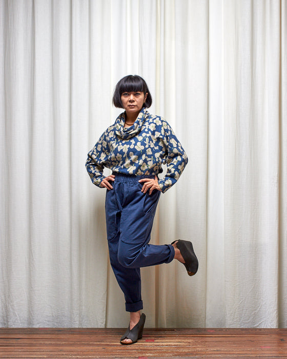 TRIPLE JUMP jumper - Blue Evergreen Blooms