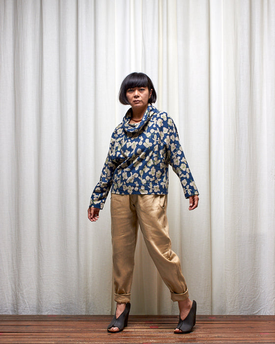 TRIPLE JUMP jumper - Blue Evergreen Blooms