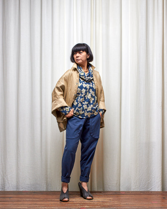 TRIPLE JUMP jumper - Blue Evergreen Blooms