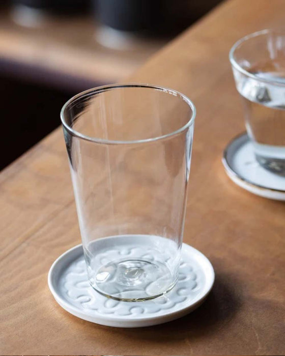 PORCELAIN DISH Carved Flower - Moonflower