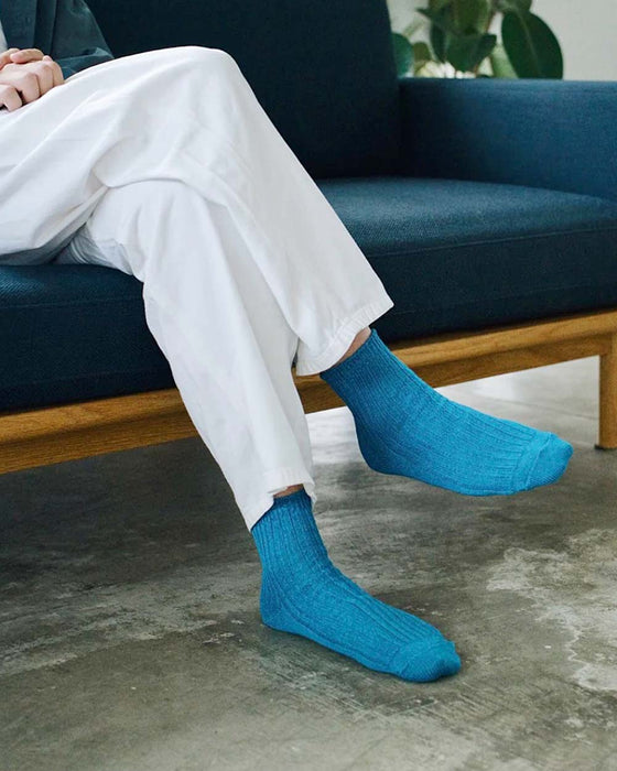 PRAHA socks - Linen Ribbed