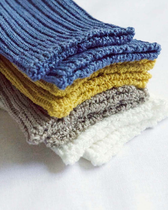 PRAHA socks - Linen Ribbed
