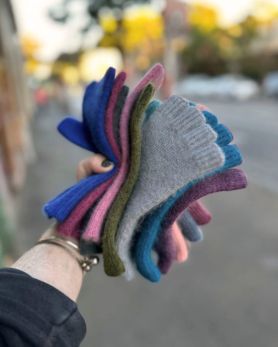 FINGERLESS GLOVES Angora Lambswool