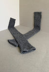Arm and Leg Warmers knitted extra warm and cosy in alpaca and merino wool by Nishiguchi Kutsushita - charcoal