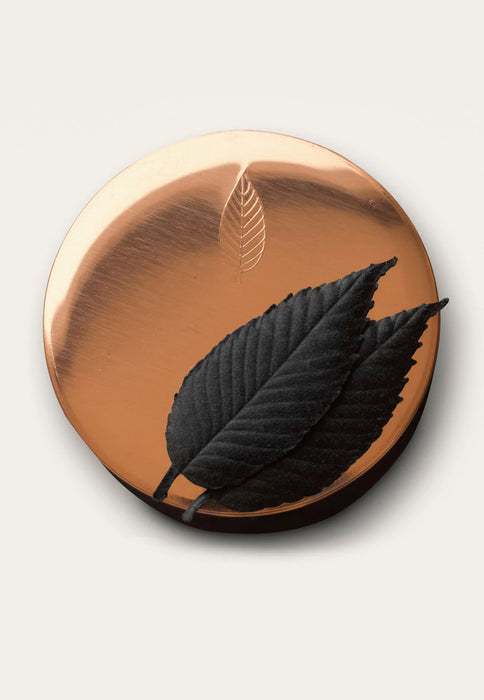 HAKO PAPER Incense Leaves - Black Set in copper canister