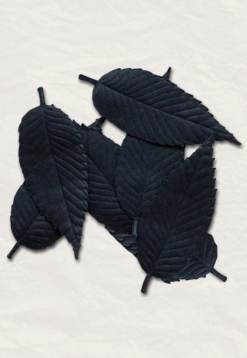 HAKO PAPER Incense Leaves - Black Set in copper canister