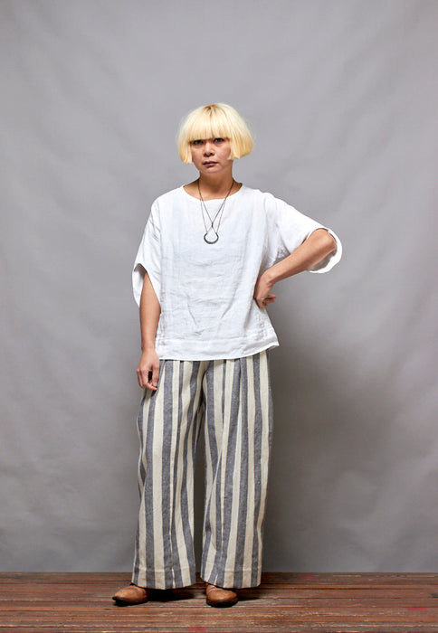 AVATAR top - White Linen LUCKY LAST