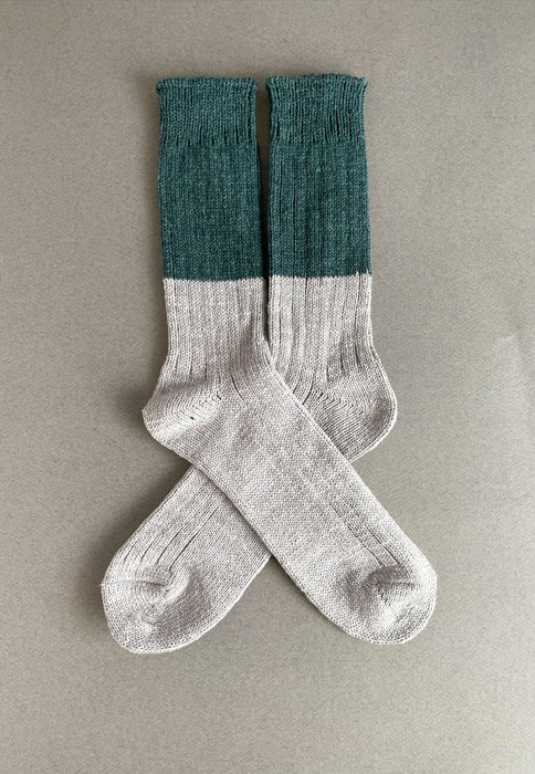 BOSTON socks - Wool Cotton Slab