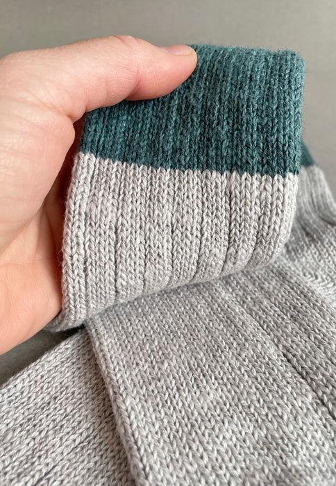 BOSTON socks - Wool Cotton Slab