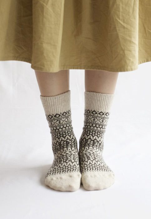 OSLO socks - Wool jacquard