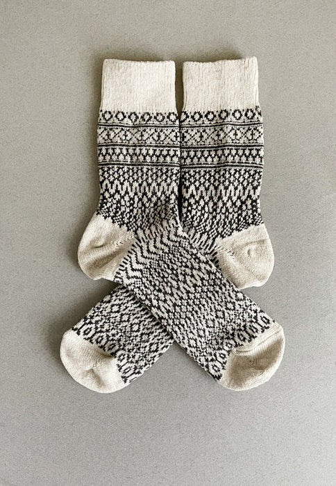 OSLO socks - Wool jacquard