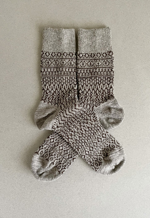 OSLO socks - Wool jacquard