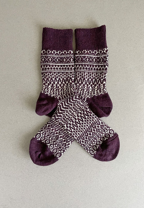 OSLO socks - Wool jacquard