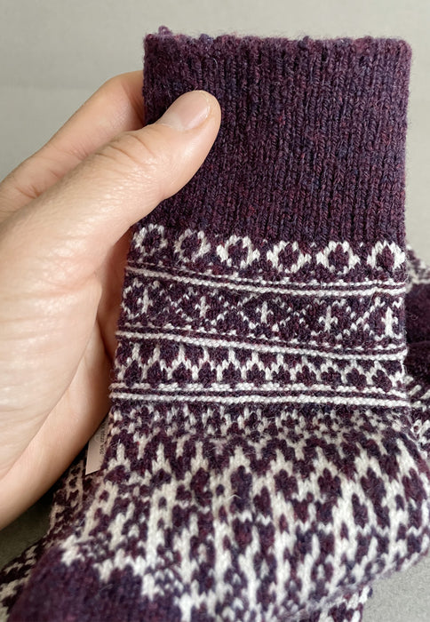 OSLO socks - Wool jacquard