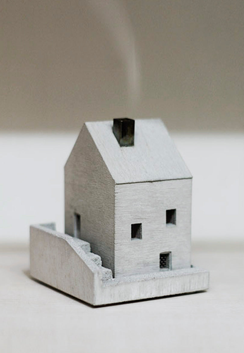 【Motif 】COTTAGE INCENSE POT Natural COTTAGE INCENSE POT | 天然モルタル香炉 - c a b i n e t